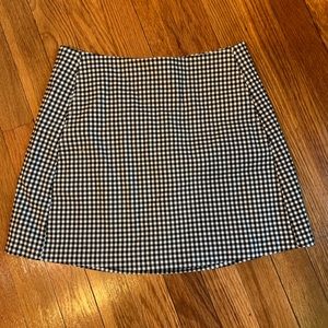 Urban Outfitters Gingham Mini pocket skirt